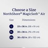 Northshore MagicSorb Air Disposable Underpads, White, X-Large, 30x36", 10PK 1743